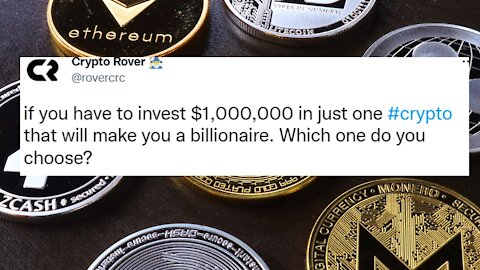 if u have 2 invest $1mil in just one #crypto that will make you a billionaire. Which 1 do u choose?