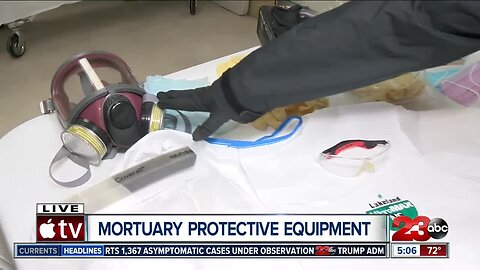Local mortuary discusses personal protective equipment