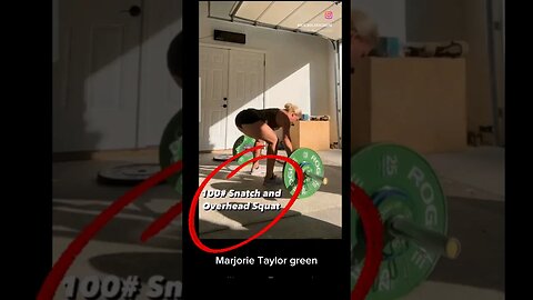 She probably lifts more than you.. damn she's strong ( Marjorie Taylor green)