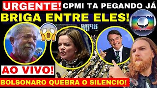 AO VIVO AGORA BOLSONARO QUEBRA O SILENCIO VAZA AUDIO DIVISÃO NO PT DESESPERO CPMI COMEÇOU A PEGAR!