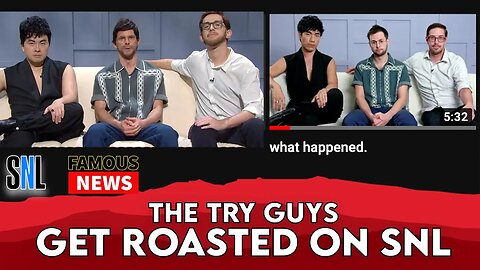 Try Guys Get ROASTED on SNL | Famous News