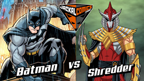 BATMAN Vs. SHREDDER - Comic Book Battles: Who Would Win In A Fight? Teenage Mutant Ninja Turtles