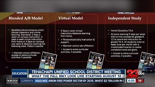 Tehachapi school officials weighing options over fall semester
