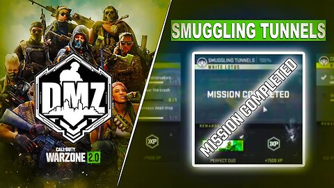 How to complete " SMUGGLING TUNNELS " Mission 📝 Al Mazrah | Gamemode DMZ 🔥 Call of Duty WARZONE 2.0