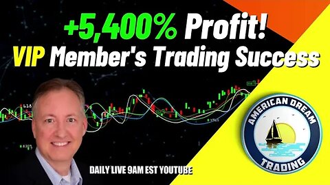 +5,400% Profit - VIP Member's Day Trading Success