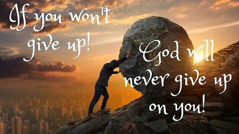 Overcoming temptation!! If you won't give up, God will never give up on you!