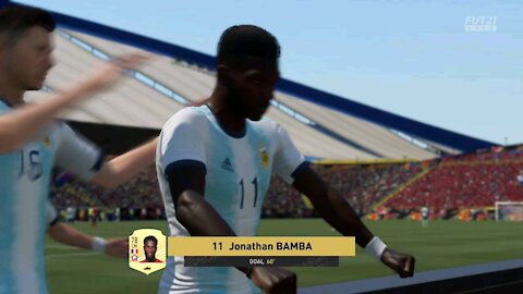 Fifa21 FUT Squad Battles - Jonathan Bamba goal