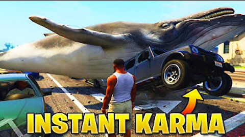 FUNNIEST GTA 5 INSTANT KARMA Moments! GTA 5 Funny Moments