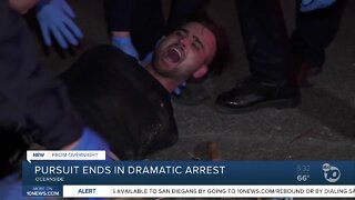 Pursuit in Oceanside ends in a dramatic arrest