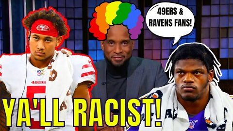 ESPN's Bomani Jones Calls 49ers & Ravens Fans are RAC!ST in the DUMBEST TAKE EVER!