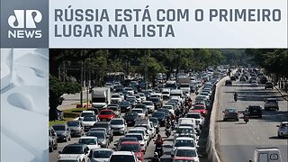 Brasil é o segundo pior país do mundo para dirigir, aponta estudo