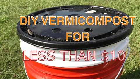 DIY Vermicompost Bin for less than $10