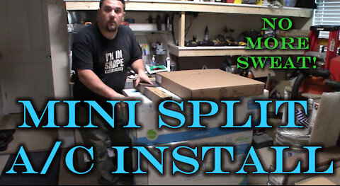DIY: Mini Split A/C Install! No More Sweating!!!!