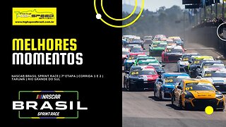 NASCAR BRASIL SPRINT RACE | MELHORES MOMENTOS | 7ª ETAPA | CORRIDA 1 E 2 | TARUMÃ | RS