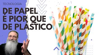 PESQUISADORES encontram QUÍMICOS PERIGOSOS em CANUDOS de PAPEL que são PIORES que os de PLÁSTICO