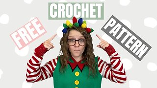 Crochet Christmas Light Bulb Headband- Free Crochet Pattern
