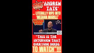 🇬🇧 ‘ANDREW TATE’, LITERALLY RIPS INTO ‘MEGHAN MARKLE’ THANK YOU FOR SAYING WHAT WE ARE ALL THINKING!