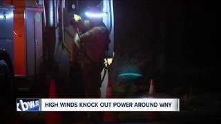 Crews are working to restore power to customers across WNY