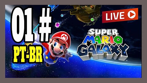 Super Mario Galaxy (WII) PT-BR 100% PARTE 1 (Inicio do Game)