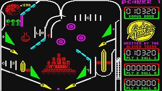 Advanced Pinball Simulator ZX Spectrum Video Games Retro Gaming Arcade 8-bit