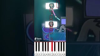 skibidi toilet live concert 2 ft. TV Man (@damnseconds) - Octave Piano Tutorial