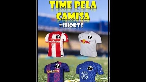 ADIVINHE O TIME DE FUTEBOL PELA CAMISA #shorts