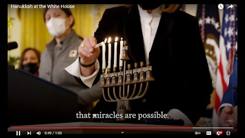 🚫WHITE HOUSE DELETED LIVE COMMENTS (saved)🚫: Hanukkah at the White House. 12/06
