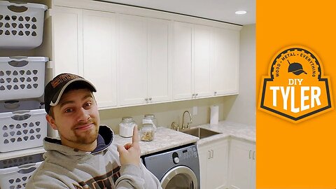 Laundry Room Cabinets | EPIC Room Reveal!