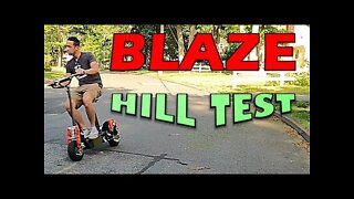 BLAZE 49cc Gas Scooter HILL TEST