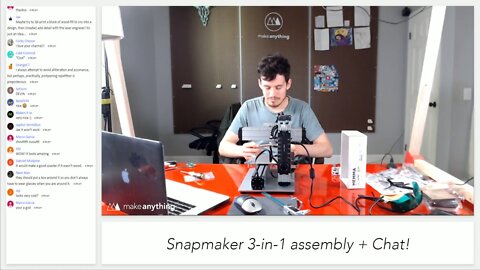 Snapmaker unbox, build, and hopefully test!