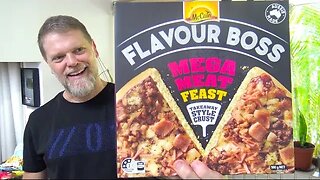 McCains Mega Meat Feast Frozen Pizza Cook and Review