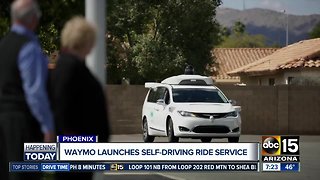 Waymo debuts self-driving ride service in Valley