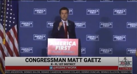Rep.Matt Gaetz:"We have a 2nd amendment in this country, we have an obligation to use it."-1700