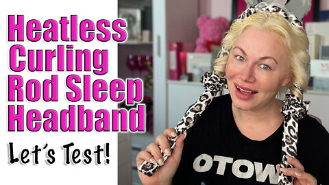 Heatless Curling Rod Sleep Headband Test ! | Code Jessica10 saves you Money at All Approved Vendors