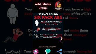 🔥What is the science behind six pack abs🔥#shorts🔥#wildfitnessgroup🔥9 November 2022🔥