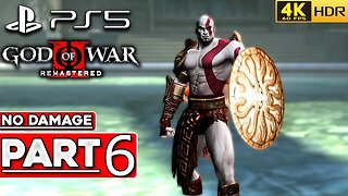 (PS5) GOD OF WAR 2 REMASTERED Walkthrough Part 6 Titan Mode NO DAMAGE [4K 60FPS HDR] - No Commentary