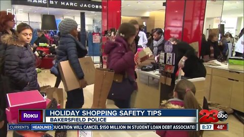 Keeping yourself safe during holiday shopping season