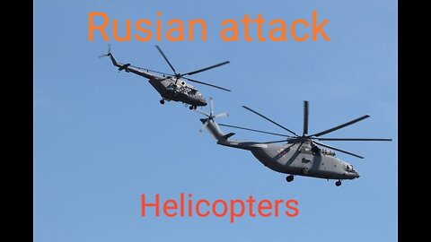 Rusian attack Helicopter ukraine city