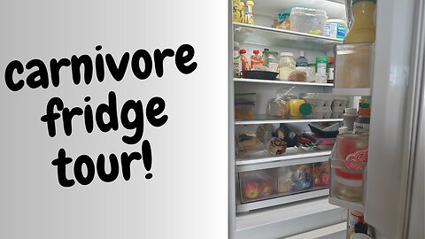 What's in My Fridge| Carnivore's fridge | Carnivore Fridge Tour