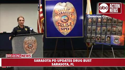 Sarasota PD arrests street-level drug dealers who were openly selling illegal narcotics