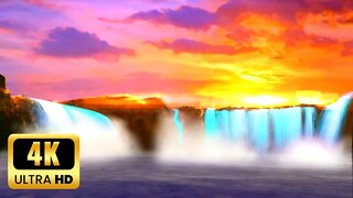 RELAXING MUSIC FOR STRESS RELIEF - Listen to Waterfall Sound to Calm Your Mind