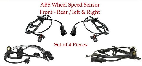 Replace 4 ABS Wheel Speed Sensors 2011 Chrysler 200 - Avenger - Sebring