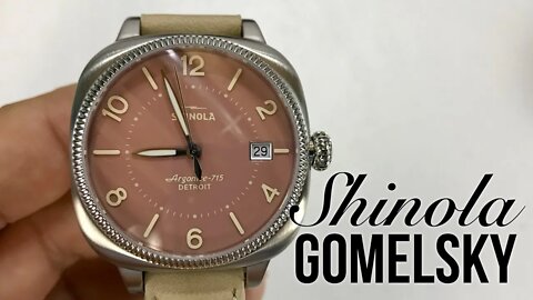 Shinola Gomelsky Pink Dial Watch Review