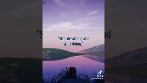 Stop Dreaming