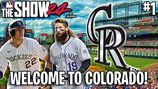 Rebuilding The Colorado Rockies Franchise In MLB The Show 24! Ep 1