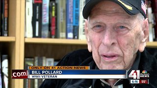 WWII veteran helping others remember history
