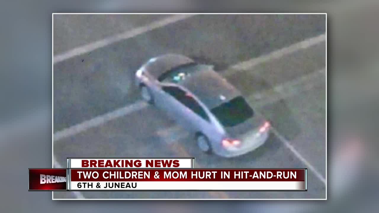 Hit-and-run injures children, mother near Fiserv Forum in Milwaukee