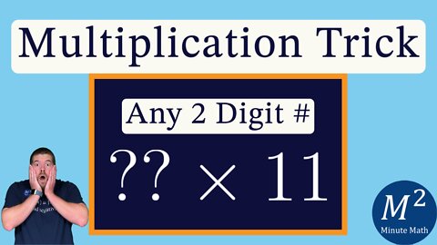 How to Multiply a 2 Digit Number by 11 | Minute Math Tricks - part 111-115 #shortscompilation