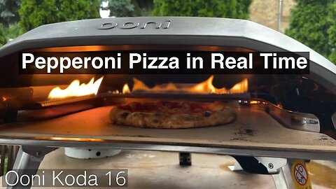 Pepperoni Pizza in the Ooni Koda 16 (Real Time Bake)