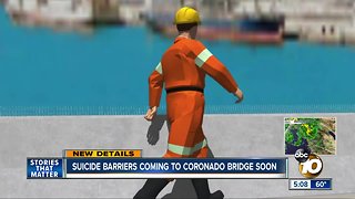 Coronado Bridge getting 'bird spikes' as suicide barrier